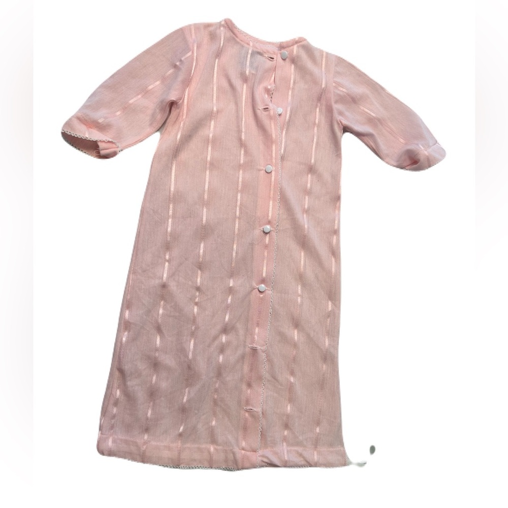 Styled By The Shepherd Pink Button-Front Nightgown - Size S